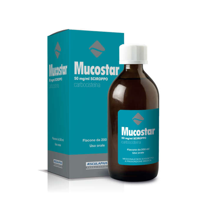 MUCOSTAR SCIR FL 200ML 50MG/ML