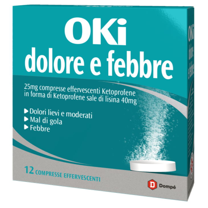 OKI DOLORE E FEBBRE 12CPR EFF OKI DOLORE E FEBBRE 12CPR EFF
