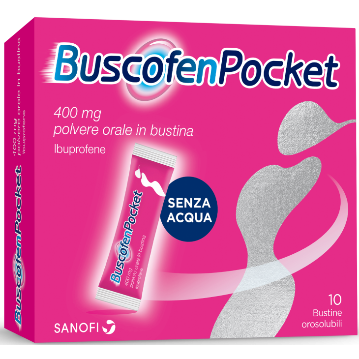 BUSCOFENPOCKET OS 10BUST 400MG