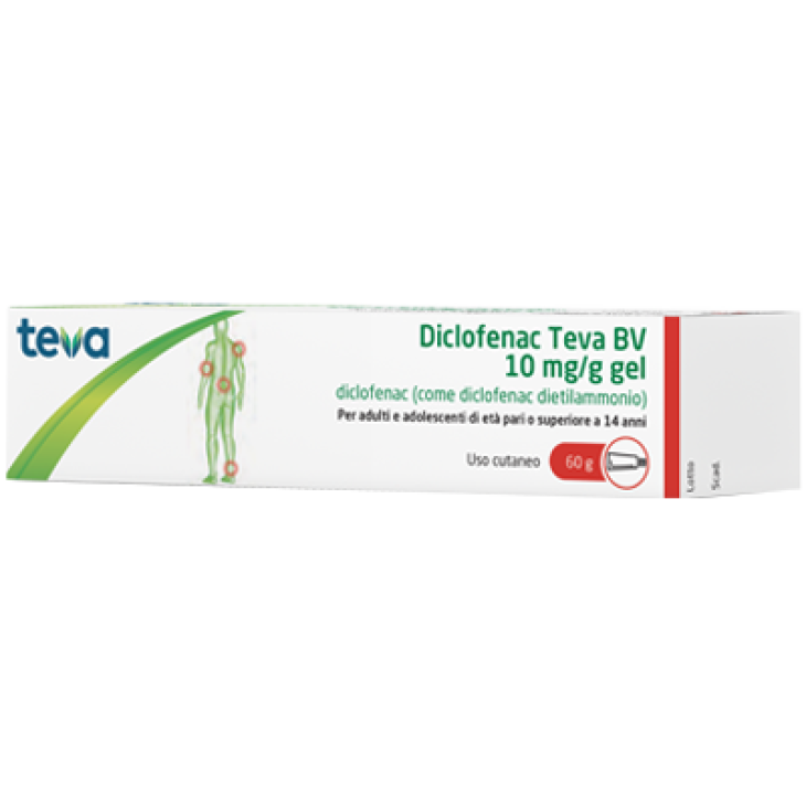 DICLOFENAC TEVA*GEL 60G 10MG/G