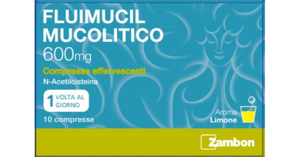 FLUIMUCIL MUCOL 10CPR EFF600MG