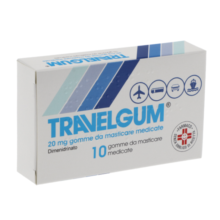 TRAVELGUM 10GOMME MAST 20MG