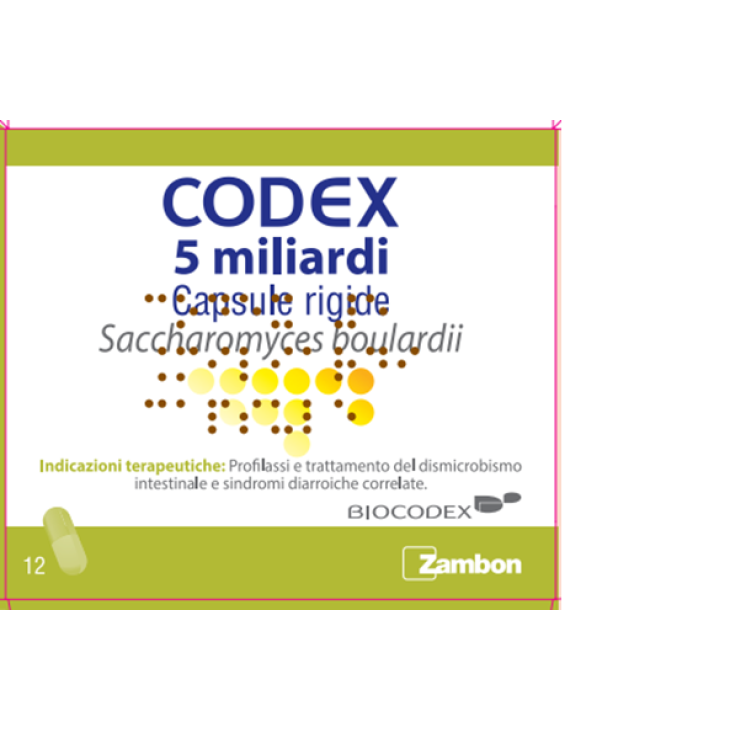 CODEX 12CPS 5MLD 250MG CODEX 12CPS 5MLD 250MG