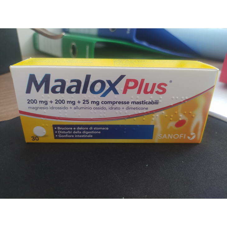 MAALOX PLUS 30CPR MAST
