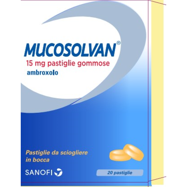MUCOSOLVAN 20PASTL 15MG