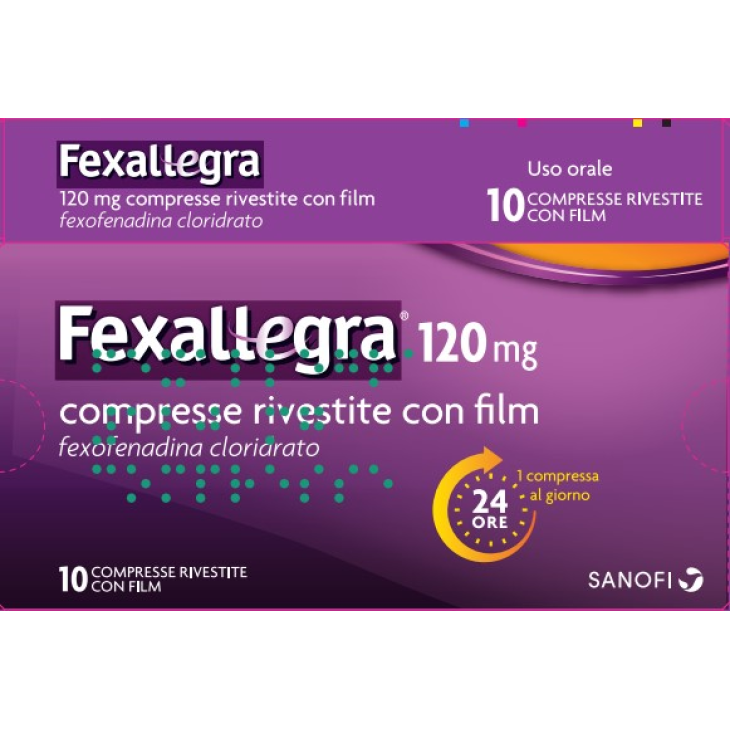 FEXALLEGRA 10CPR RIV 120MG FEXALLEGRA 10CPR RIV 120MG