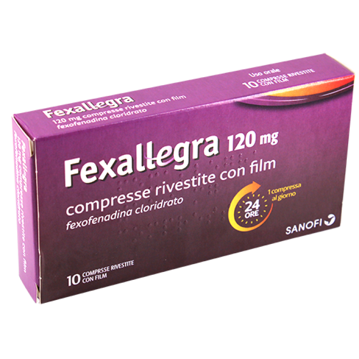 FEXALLEGRA*10CPR RIV 120MG GMM FEXALLEGRA*10CPR RIV 120MG GMM
