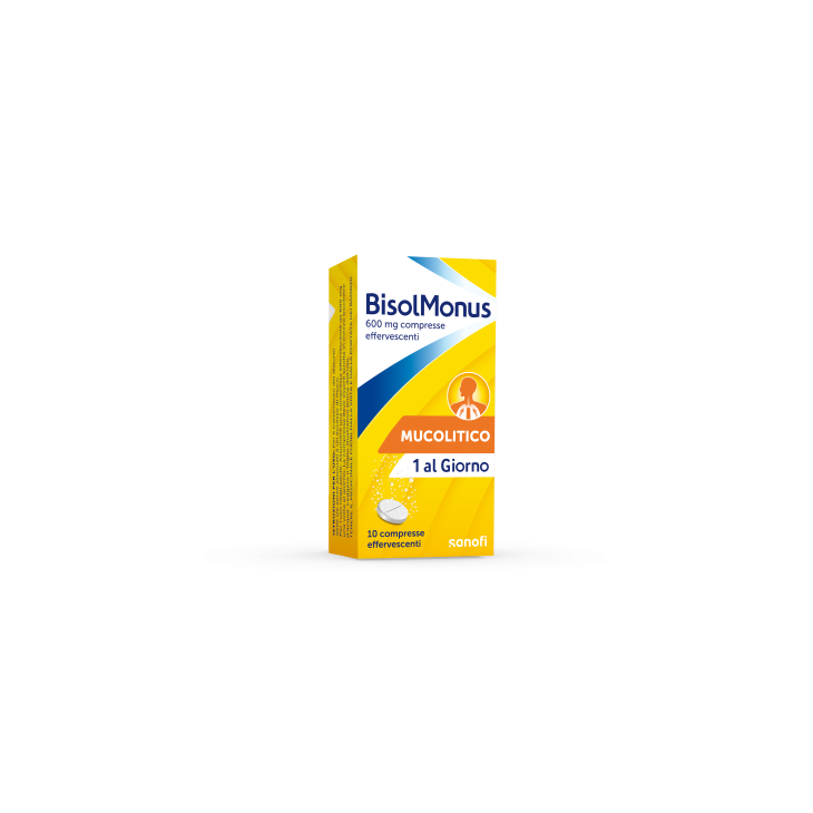 BISOLMONUS 10CPR EFF 600MG
