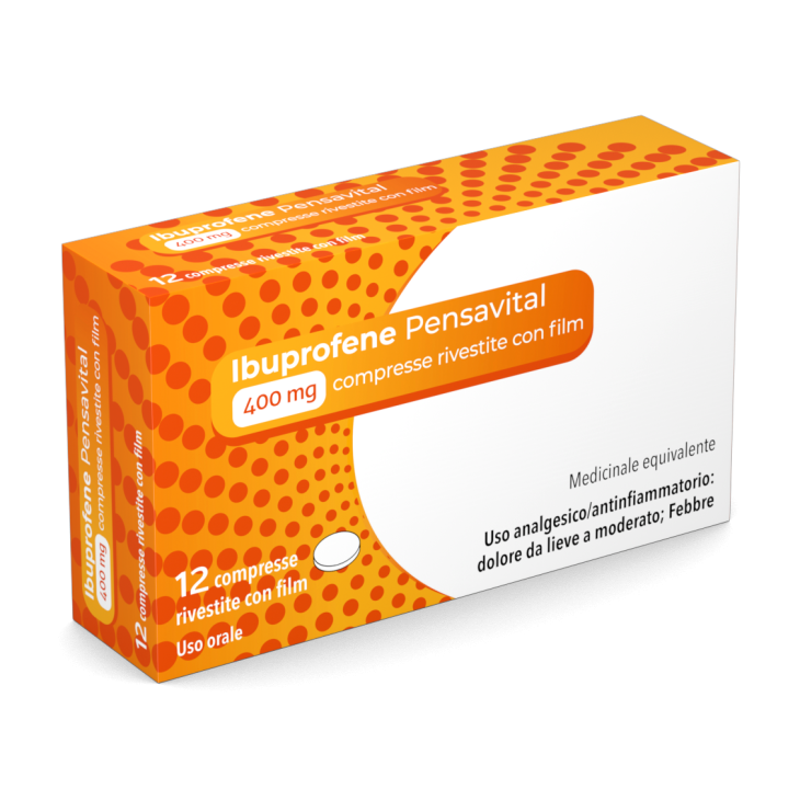 IBUPROFENE PENSA 12CPR 400MG IBUPROFENE PENSA 12CPR 400MG
