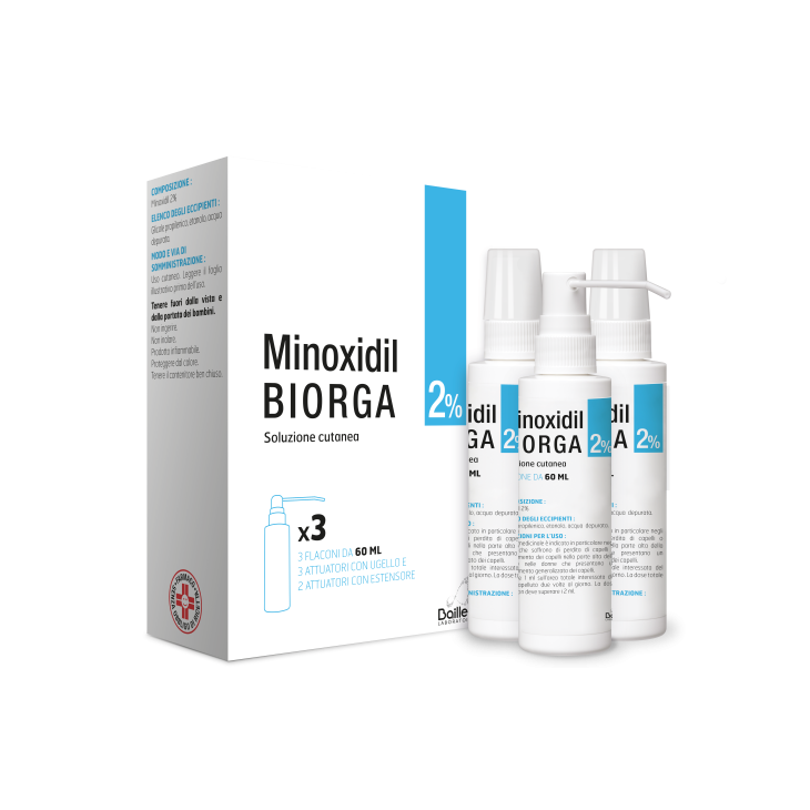 MINOXIDIL BIORGA SOL CUT 3FL2% MINOXIDIL BIORGA SOL CUT 3FL2%