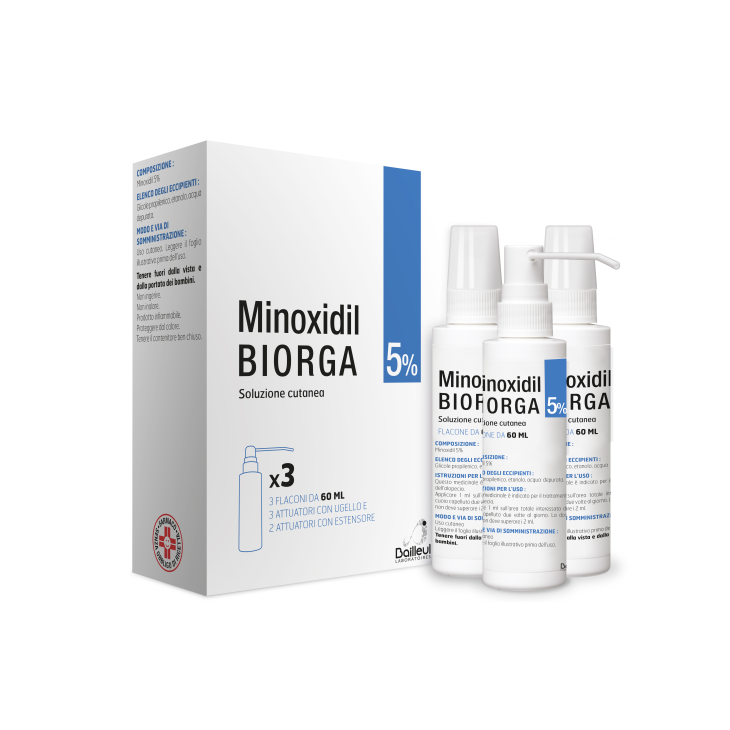 MINOXIDIL BIORGA SOL CUT 3FL5% MINOXIDIL BIORGA SOL CUT 3FL5%