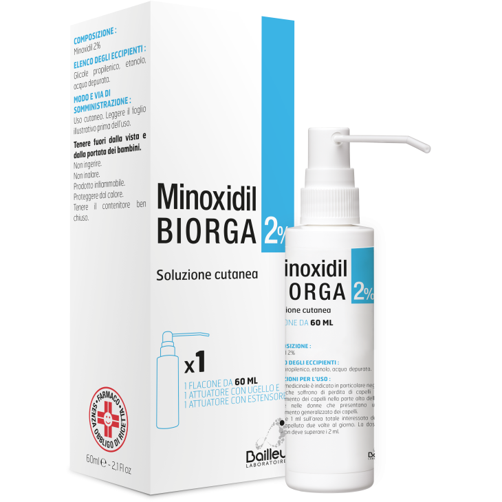 MINOXIDIL BIORGA SOL CUT60ML2% MINOXIDIL BIORGA SOL CUT60ML2%