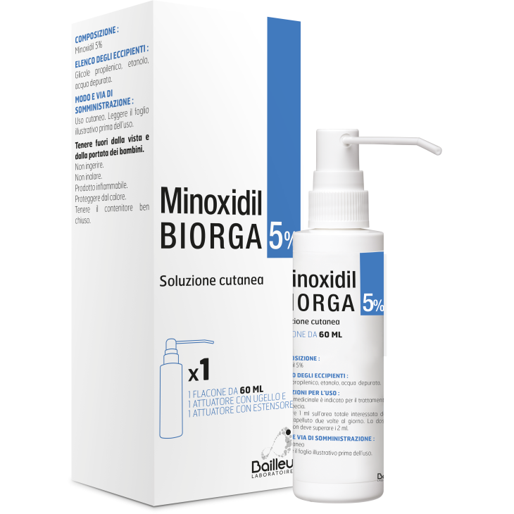 MINOXIDIL BIORGA SOL CUT60ML5%
