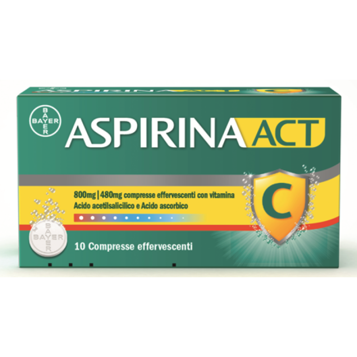 ASPIRINAACT 10CPR EFF800+480MG
