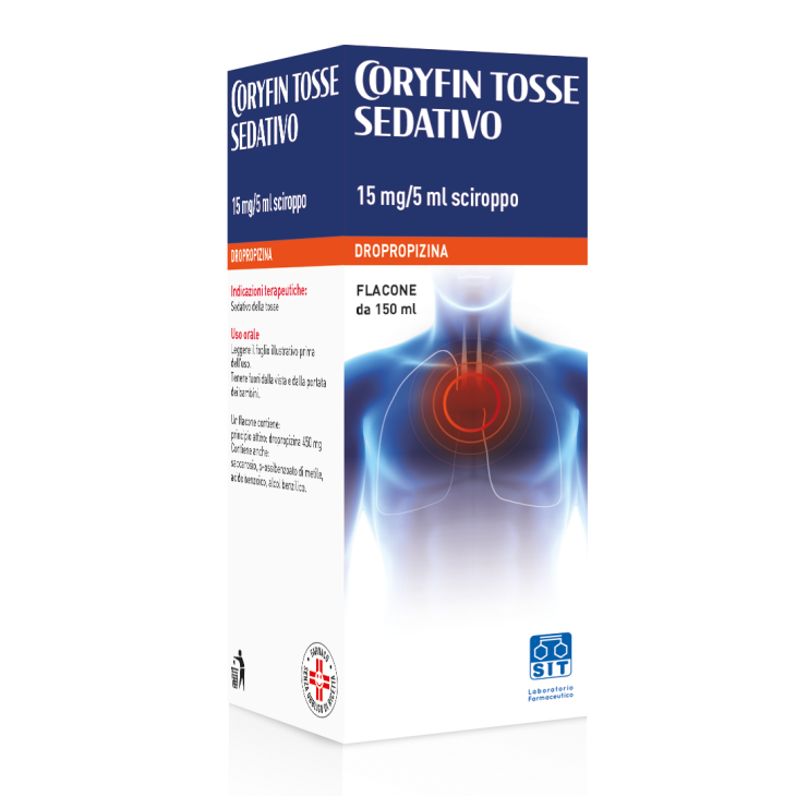 CORYFIN TOSSE SE 150ML15MG/5ML CORYFIN TOSSE SE 150ML15MG/5ML