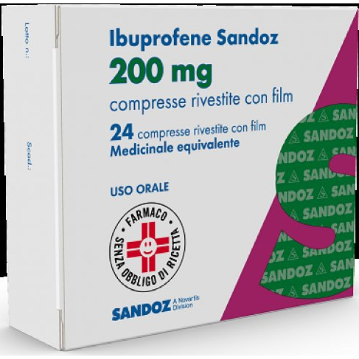 IBUPROFENE SAN 24CPR RIV 200MG